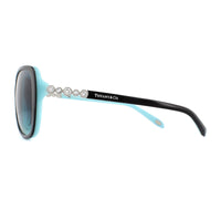 Tiffany Sunglasses TF 4121B 80559S Black Blue Blue Gradient