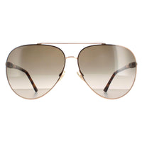 Jimmy Choo Sunglasses Gray/S 06J HA Gold Havana Brown Gradient