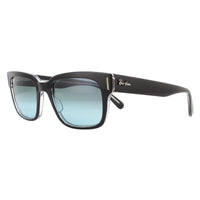 Ray-Ban Sunglasses Jeffrey RB2190 12943M Black on Transparent Blue Gradient Grey