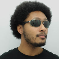 Rayban Sunglasses 3445 004 Gunmetal Green