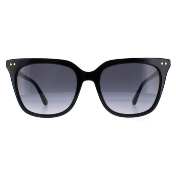 Kate Spade Giana/G/S Sunglasses Black Gold Grey Gradient