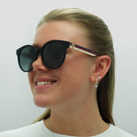 Gucci Sunglasses GG0416SK 001 Black Grey Gradient