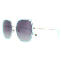 Polaroid Sunglasses PLD 6153/G/S MVU/WJ Azure Grey Gradient Polarized