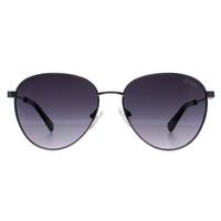 Guess Sunglasses GU8257 08B Shiny Gunmetal Smoke Gradient