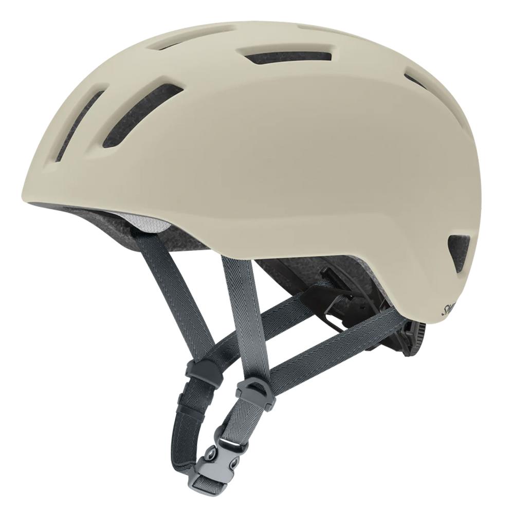 Smith White Unisex Transit Mips City-Fahrradhelm – Medium – Reduzierte Sonnenbrille