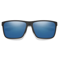 Smith Sunglasses Riptide/s 124 QG Matte Black ChromaPop Glass Polarized Blue Mirror