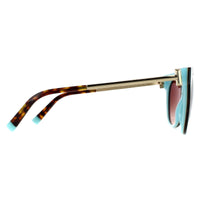 Tiffany Sunglasses TF4168 81343B Havana On Tiffany Blue Brown Gradient