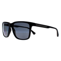 Emporio Armani Sunglasses EA4047 506381 Rubber Black Grey Polarized