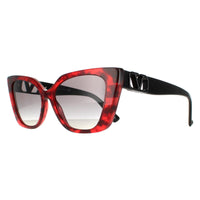 Valentino Sunglasses VA4073 502011 Red Havana Grey Gradient