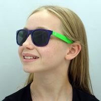 Smarty Sunglasses X2133 C Blue Neon Green Grey