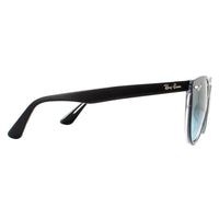 Ray-Ban Sunglasses Wayfarer II RB2185 12943M Black on Crystal Blue Gradient