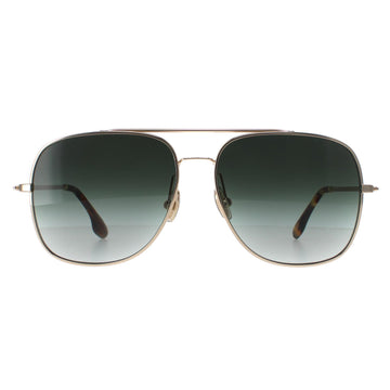 Victoria Beckham Sunglasses VB215S 700 Gold Green Gradient