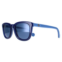 Moncler Sunglasses ML0118 92X Shiny Royal Blue Blue Mirror