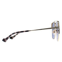 Gucci Sunglasses GG1099SA 002 Shiny Endura Gold Solid Blue