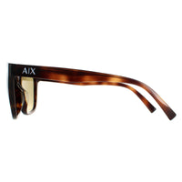 Armani Exchange Sunglasses AX4105SF 82135A Shiny Havana Gold Mirror