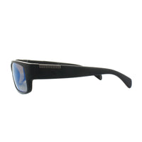 Serengeti Sunglasses Merano 8267 Satin Shiny Black Blue Mirror Polarized Phd 555nm