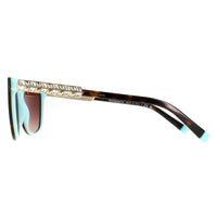 Tiffany Sunglasses TF4174B 81343B Havana On Tiffany Blue Brown Gradient