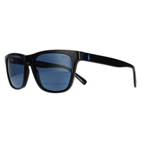 Polo Ralph Lauren Sunglasses PH4167 500180 Shiny Black Dark Blue