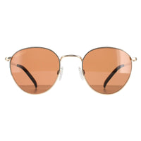 Serengeti Sunglasses Hamel SS520001 Shiny Rose Gold Mineral Polarized Drivers