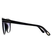 Tom Ford Sunglasses Olivia FT0914 01B Shiny Black Gradient Smoke