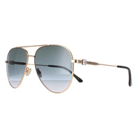 Jimmy Choo Sunglasses OLLY/S 2M2 9O Black Gold Dark Grey Gradient