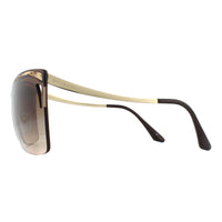 Bvlgari Sunglasses BV6138 278/13 Pale Gold Brown Gradient