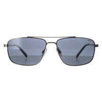 INVU Sunglasses B1109 B Polished Silver Grey Polarized