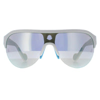 Moncler Sunglasses ML0049 21C White Grey Mirror