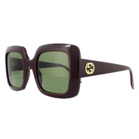 Gucci Sunglasses GG0896S 003 Dark Red Green