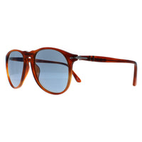 Persol Sunglasses 9649 96/56 Terria di Siena Tortoise Blue
