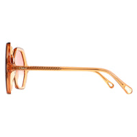 Chloe Sunglasses CH0008S Esther 001 Orange Crystal Pink Gradient