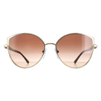 Bvlgari Sunglasses BV6168 278/13 Pale Gold Brown Gradient