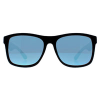 Guess Sunglasses GF0203 02X Black Blue Mirrored