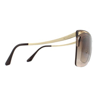 Bvlgari Sunglasses BV6138 278/13 Pale Gold Brown Gradient