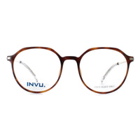 INVU Glasses Frames B4117 B Honey Tortoise Demi Gold Men Women