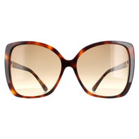 Jimmy Choo Sunglasses BECKY/F/S 086 HA Havana Brown Gradient