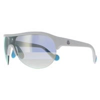 Moncler Sunglasses ML0049 21C White Grey Mirror