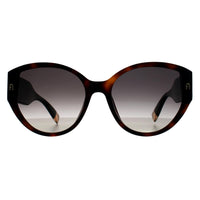 Furla Sunglasses SFU784 01AY Shiny Dark Havana Smoke Grey Gradient