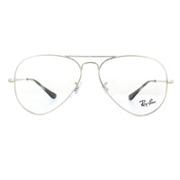 Ray-Ban 6489 Aviator Glasses Frames Silver