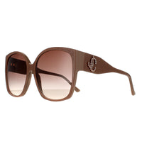 Jimmy Choo Sunglasses NOEMI/S KON HA Nude Glitter Brown Gradient