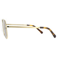 Michael Kors Sunglasses MK1045 10142O Gold Brown Mirror Polarized