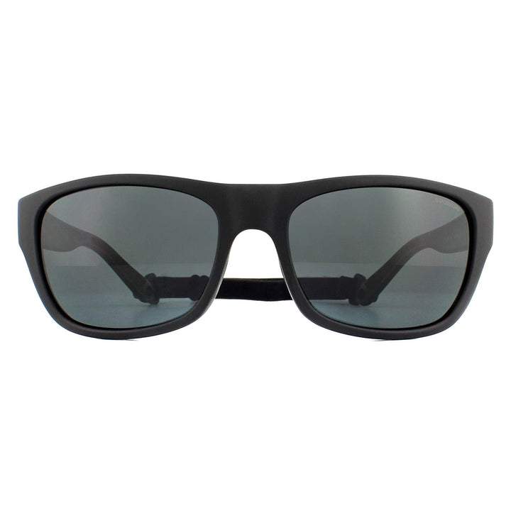 Polaroid Sport PLD 7030/S Sunglasses Matte Black Grey Polarized