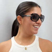 Prada Sunglasses 08OS 1AB0A7 Black Grey Gradient