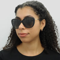 Ralph by Ralph Lauren Sunglasses RA5288U 50018G Shiny Black Grey Gradient