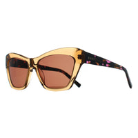 DKNY Sunglasses DK535S 730 Crystal Amber Brown