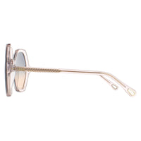 Chloe Sunglasses CH0008S Esther 002 Pink Crystal Blue to Peach Gradient