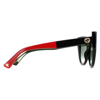 Gucci Sunglasses GG0164SN 003 Black with Red and Green Green Gradient