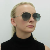 Jimmy Choo Sunglasses DEVAN/S RHL 9O Gold Black Dark Grey Gradient