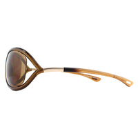 Tom Ford Sunglasses 0008 Jennifer 48H Shiny Dark Brown Brown Polarized