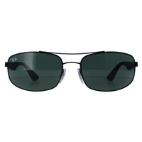 Ray-Ban Sunglasses 3527 006/71 Matt Black Grey Green